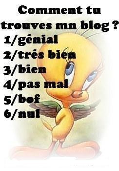 Comment trouve tu notre blog (pour l'instant)?